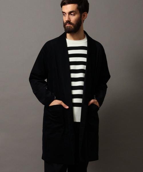 BEAUTY&YOUTH UNITED ARROWS(ビューティーアンドユースユナイテッドアローズ)の「【WEB限定】 by ベルベット ラップコート(チェスターコート・メンズ・ダークグレー/ネイビー・LARGE/MEDIUM)」の16枚目の写真