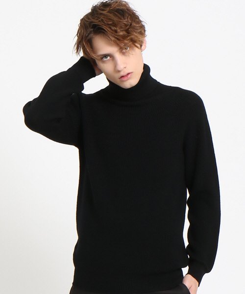 ABAHOUSE（アバハウス）の「ホールガーメントタートルネック（ニット/セーター・メンズ・レッド/ブラウン/オフホワイト/ブラック・46/44/48）」の3枚目の写真