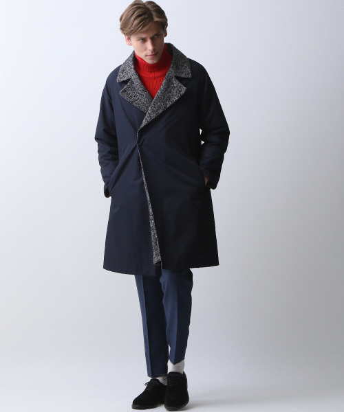 ABAHOUSE（アバハウス）の「ホールガーメントタートルネック（ニット/セーター・メンズ・レッド/ブラウン/オフホワイト/ブラック・46/44/48）」の9枚目の写真