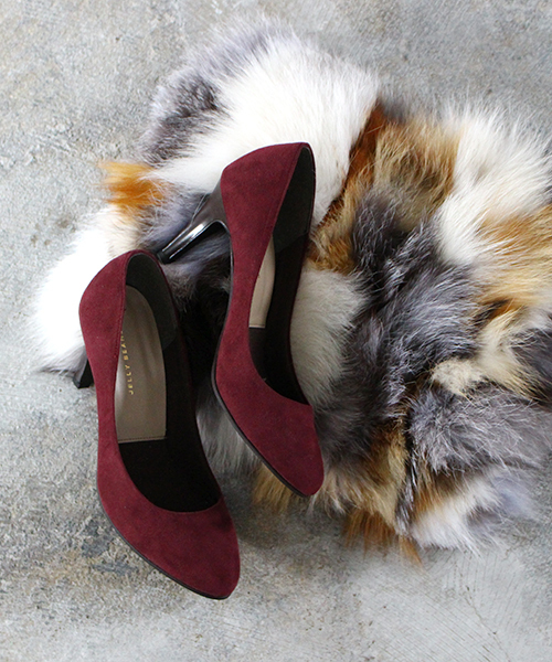 JELLY BEANS(ジェリービーンズ)の「【Made in Japan】プレーンヒートパンプス(774-7306)JELLY BEANS(ジェリービーンズ)(パンプス・レディース・ブラック/ワイン/ブラック系その他/ネイビー/グレー・23/22.5/24/24.5/23.5)」の5枚目の写真