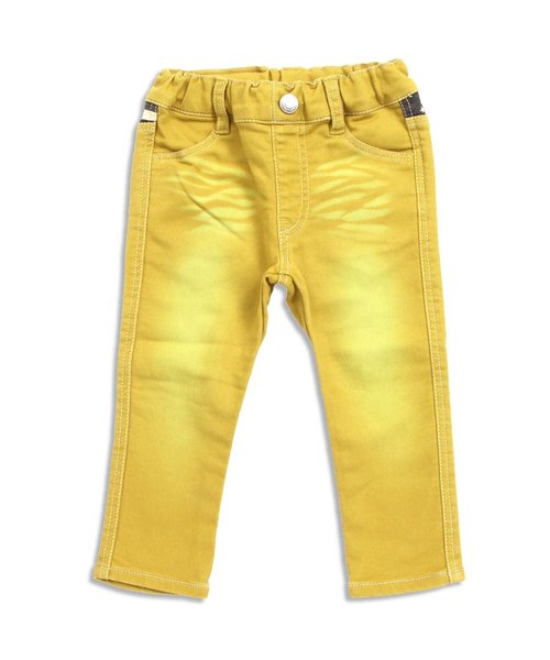 BREEZE(ブリーズ)の「スキニーデニムパンツ(10分丈)(デニムパンツ・キッズ・ネイビー/イエロー/グリーン/ブルー/オレンジ/パープル・140/95/100/120/130/80/90/110)」の15枚目の写真