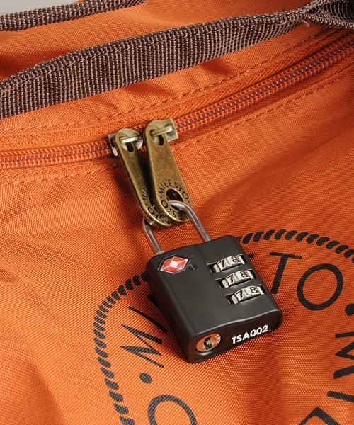 MILESTO（ミレスト）の「TSA3桁ダイヤル錠（トラベルグッズ・レディース・ブラック/ブルー/グリーン/オレンジ・ﾌﾘ-）」の5枚目の写真