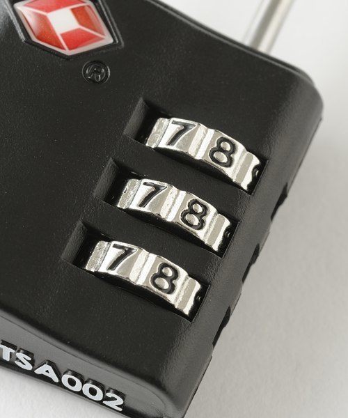 MILESTO（ミレスト）の「TSA3桁ダイヤル錠（トラベルグッズ・レディース・ブラック/ブルー/グリーン/オレンジ・ﾌﾘ-）」の7枚目の写真
