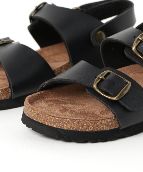 Right-on(ライトオン)の「【MPS】ダブルベルトストラップサンダル(サンダル・キッズ・ブラック・LARGE/MEDIUM/LL)」の5枚目の写真