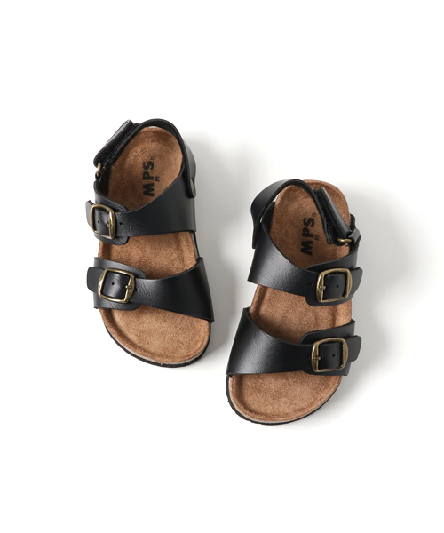 Right-on(ライトオン)の「【MPS】ダブルベルトストラップサンダル(サンダル・キッズ・ブラック・LARGE/MEDIUM/LL)」の8枚目の写真