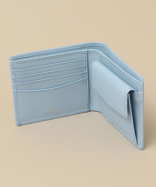 SHIPS(シップス)の「SHIPS:【SAFFIANO LEATHER】 イタリアンレザー 2つ折 財布(財布・メンズ・ブラック/ベージュ/ネイビー/ブルー/ホワイト/ブラウン/グリーン/コバルトブルー/イエロー/レッド/インディゴブルー/ライトブルー/オレンジ/ダークグリーン/ダークグレー・ONE SIZE)」の8枚目の写真