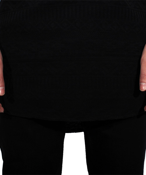 ８(eight)（エイト）の「ロング丈 タンクトップ ジャガード柄（タンクトップ・メンズ・ブラック/ホワイト/カーキ・MEDIUM/LARGE/X-LARGE）」の12枚目の写真