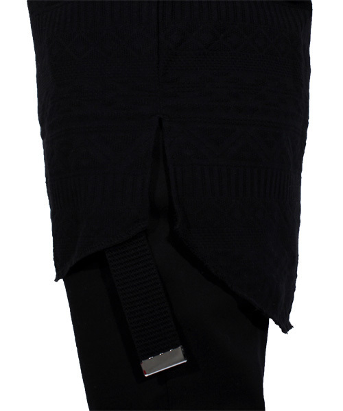 ８(eight)（エイト）の「ロング丈 タンクトップ ジャガード柄（タンクトップ・メンズ・ブラック/ホワイト/カーキ・MEDIUM/LARGE/X-LARGE）」の13枚目の写真