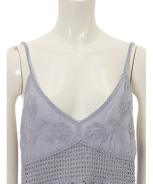 fifth(フィフス)の「レースデザインキャミソール(キャミソール・レディース・ピンク/キャメル/サックスブルー/ベージュ/ホワイト・MEDIUM)」の9枚目の写真