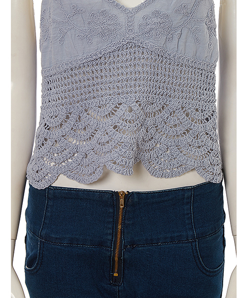 fifth(フィフス)の「レースデザインキャミソール(キャミソール・レディース・ピンク/キャメル/サックスブルー/ベージュ/ホワイト・MEDIUM)」の10枚目の写真