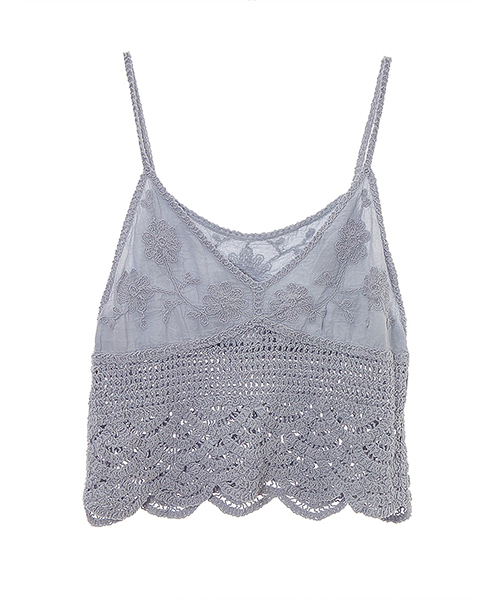 fifth(フィフス)の「レースデザインキャミソール(キャミソール・レディース・ピンク/キャメル/サックスブルー/ベージュ/ホワイト・MEDIUM)」の12枚目の写真