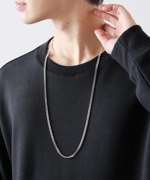 MONO-MART（モノマート）の「シングルチェーンロングネックレス（ネックレス・メンズ・ブラック/シルバー/ゴールド系その他/シルバー系その他/ゴールド/ブラック系その他・FREE）」の4枚目の写真