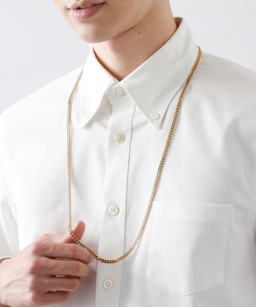 MONO-MART（モノマート）の「シングルチェーンロングネックレス（ネックレス・メンズ・ブラック/シルバー/ゴールド系その他/シルバー系その他/ゴールド/ブラック系その他・FREE）」の6枚目の写真