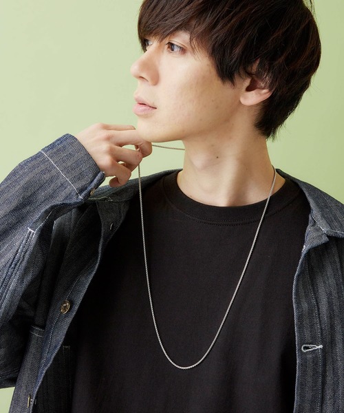 MONO-MART（モノマート）の「シングルチェーンロングネックレス（ネックレス・メンズ・ブラック/シルバー/ゴールド系その他/シルバー系その他/ゴールド/ブラック系その他・FREE）」の3枚目の写真