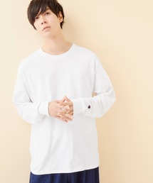 Champion | Champion Authentic T-SHIRTS/ チャンピオン コットン Tシャツ ビッグシルエット (ロングスリーブ)(Tシャツ/カットソー)