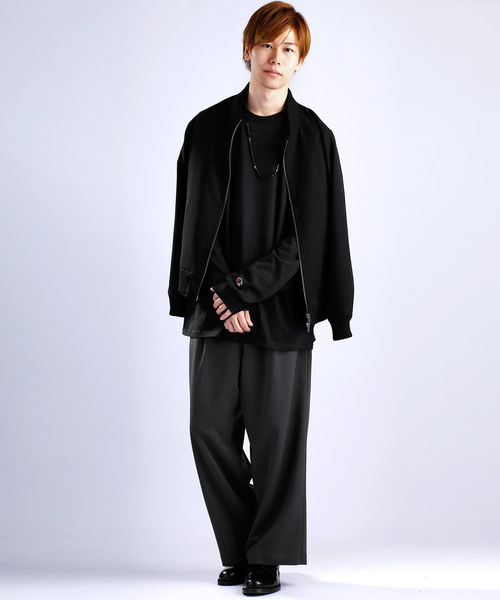 Champion（チャンピオン）の「Champion Authentic T-SHIRTS/ チャンピオン コットン Tシャツ ビッグシルエット (ロングスリーブ)（Tシャツ/カットソー・メンズ・ホワイト/ブラック/ネイビー/グレー/レッド/ロイヤルブルー・XL/XXL）」の8枚目の写真