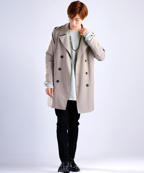 Champion（チャンピオン）の「Champion Authentic T-SHIRTS/ チャンピオン コットン Tシャツ ビッグシルエット (ロングスリーブ)（Tシャツ/カットソー・メンズ・ホワイト/ブラック/ネイビー/グレー/レッド/ロイヤルブルー・XL/XXL）」の9枚目の写真