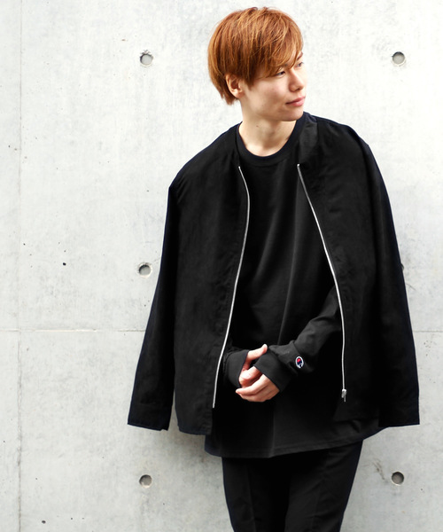 Champion（チャンピオン）の「Champion Authentic T-SHIRTS/ チャンピオン コットン Tシャツ ビッグシルエット (ロングスリーブ)（Tシャツ/カットソー・メンズ・ホワイト/ブラック/ネイビー/グレー/レッド/ロイヤルブルー・XL/XXL）」の11枚目の写真