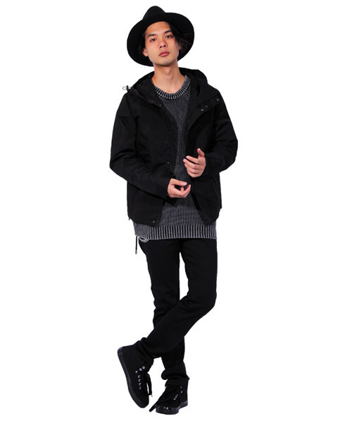 8(eight)(エイト)の「ミドルカット デニムスニーカー キャンバス(スニーカー・メンズ・ブラック/グレー/インディゴブルー・25.5cm/26.5cm/25.0cm/26.0cm/27.0cm/28.0cm)」の11枚目の写真