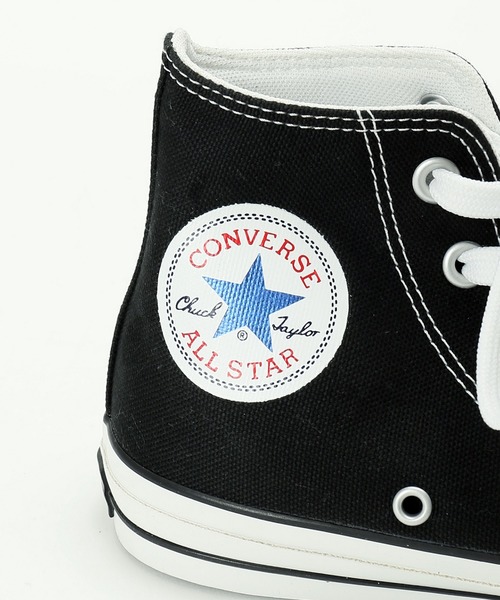 CONVERSE（コンバース）の「CONVERSE ALL STAR 100 COLORS Hi（スニーカー・レディース・ホワイト/ブラック・23/23.5/24/24.5/25）」の4枚目の写真