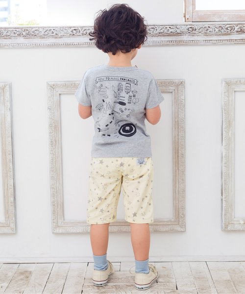 BREEZE(ブリーズ)の「ネット限定4色2柄たべものTシャツ(Tシャツ/カットソー・キッズ・グレー/サックスブルー/ピンク/イエロー・100/110/120/130/140/80/90/95)」の8枚目の写真