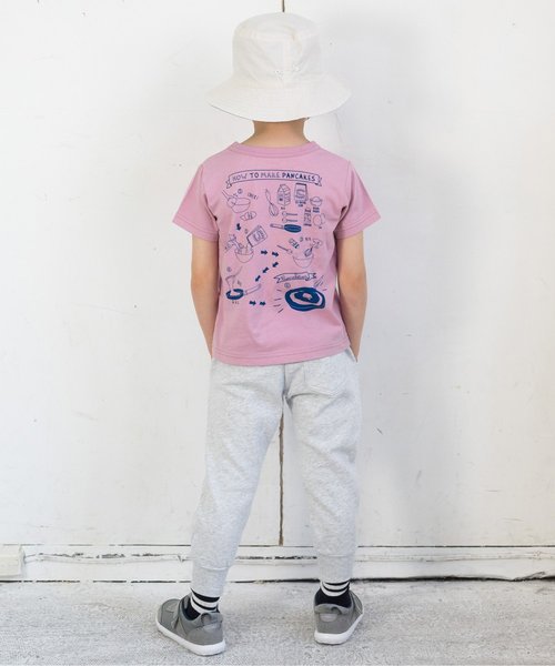 BREEZE(ブリーズ)の「ネット限定4色2柄たべものTシャツ(Tシャツ/カットソー・キッズ・グレー/サックスブルー/ピンク/イエロー・100/110/120/130/140/80/90/95)」の10枚目の写真