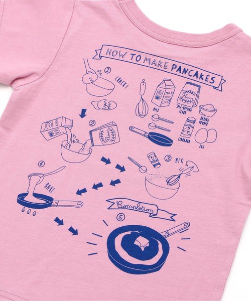 BREEZE(ブリーズ)の「ネット限定4色2柄たべものTシャツ(Tシャツ/カットソー・キッズ・グレー/サックスブルー/ピンク/イエロー・100/110/120/130/140/80/90/95)」の16枚目の写真