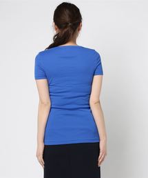 [プチバトー] Vネック 半袖 Tシャツ レディース 5340704 MEDIUM ネイビー並行輸入品　送料無料 | [プチバトー] ライトジャージーVネック 半袖 Tシャツ