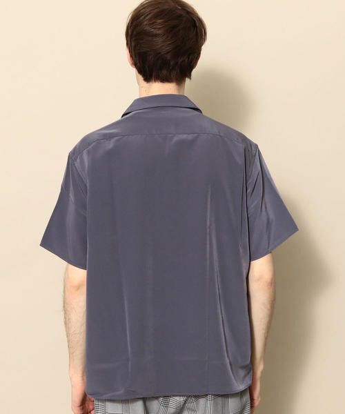 BEAUTY&YOUTH UNITED ARROWS(ビューティーアンドユースユナイテッドアローズ)の「【WEB限定】 by ポリエステルタフタ オープンカラー シャツ(シャツ/ブラウス・メンズ・ダークグレー/ベージュ・SMALL/X-LARGE/MEDIUM/LARGE)」の5枚目の写真
