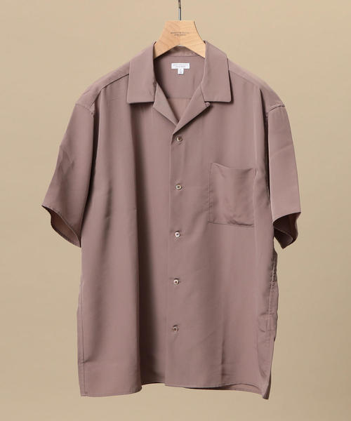 BEAUTY&YOUTH UNITED ARROWS(ビューティーアンドユースユナイテッドアローズ)の「【WEB限定】 by ポリエステルタフタ オープンカラー シャツ(シャツ/ブラウス・メンズ・ダークグレー/ベージュ・SMALL/X-LARGE/MEDIUM/LARGE)」の10枚目の写真