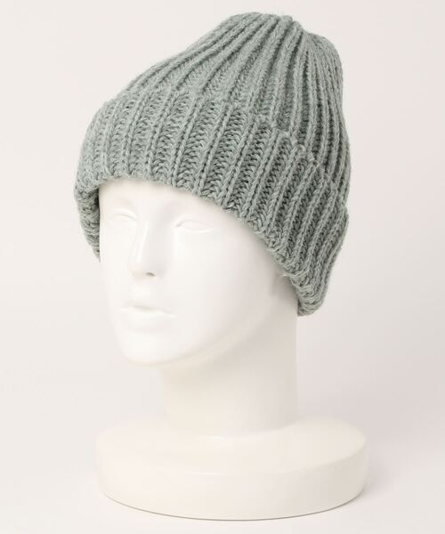 HIGHLAND 2000(ハイランドトゥーサウザンド)の「HIGHLAND 2000 リブ編み ニット帽 BW 001 Bobcap(ニットキャップ/ビーニー・レディース・グリーン系その他/ピンク系その他3/ブラック系その他/グレー/ラベンダー/レモンイエロー/キナリ/ネイビー/サックスブルー/ホワイト/ブラック/ライトグレー/キャメル/イエロー系その他/ピンク系その他/ピンク系その他2/オレンジ系その他/ブラウン系その他/オリーブ・FREE)」の9枚目の写真