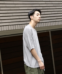 niko and... | アラン柄半袖プルオーバーニット【niko and ...】(ニット/セーター)