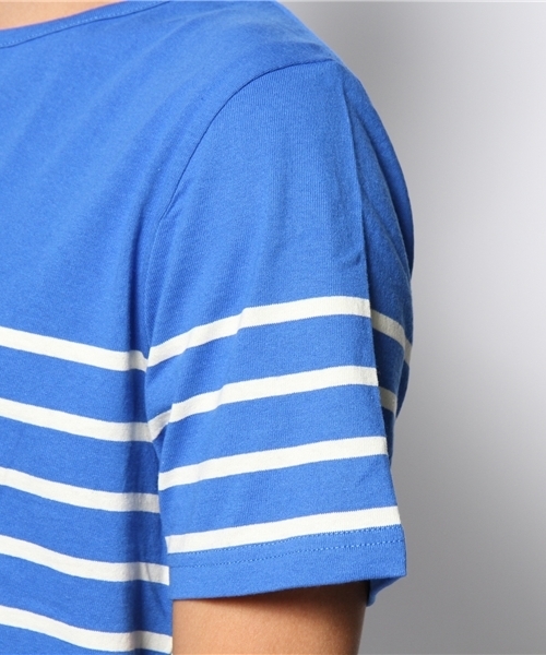 WEGO（ウィゴー）の「WEGO/パネルボーダーTee（S）（Tシャツ/カットソー・メンズ・ネイビー/ブルー系その他/ロイヤルブルー/レッド/トリコロール・MEDIUM/LARGE）」の10枚目の写真