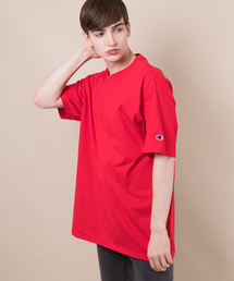 【champion】 チャンピオンヘビー コットン 無地 ビッグシルエット 半袖Tシャツ