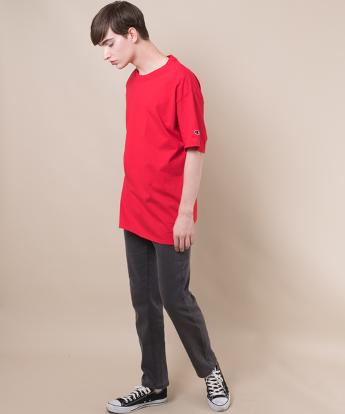 Champion（チャンピオン）の「【champion】 チャンピオンヘビー コットン 無地 ビッグシルエット 半袖Tシャツ（Tシャツ/カットソー・メンズ・ホワイト/ブラック/グレー/レッド・LARGE/X-LARGE）」の11枚目の写真