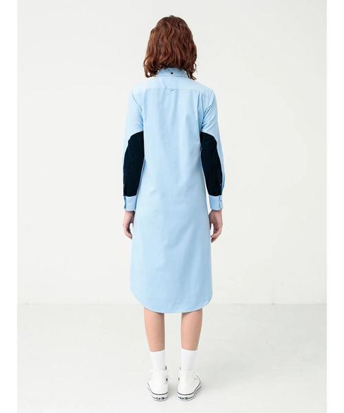 koe×THOM BROWNE（コエトムブラウン）の「WOMENS SHIRTDRESS（シャツワンピース・レディース・レッド/ブルー・MEDIUM/SMALL/LARGE）」の18枚目の写真