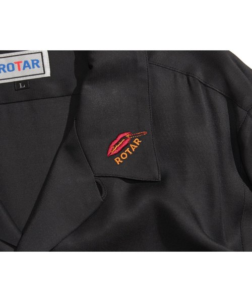 ROTAR(ローター)の「Rayon open collar shirt レーヨン オープンカラーシャツ(シャツ/ブラウス・メンズ・チャコールグレー/アイボリー/ピンク系その他・MEDIUM/LARGE)」の8枚目の写真
