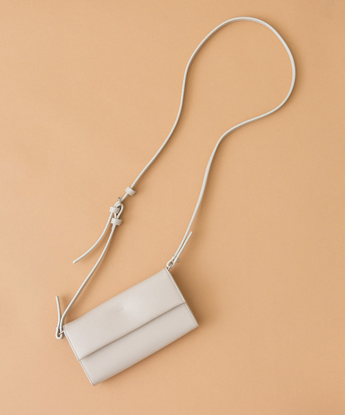 YAHKI（ヤーキ）の「【YAHKI(ヤーキ)】《STUDIOUS別注》お財布ショルダーミニバッグ YH-246（ショルダーバッグ・レディース・ブラック/ベージュ・FREE）」の22枚目の写真