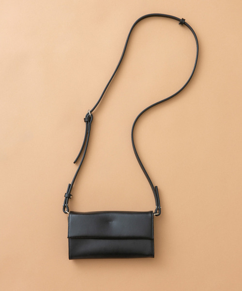 YAHKI（ヤーキ）の「【YAHKI(ヤーキ)】《STUDIOUS別注》お財布ショルダーミニバッグ YH-246（ショルダーバッグ・レディース・ブラック/ベージュ・FREE）」の21枚目の写真