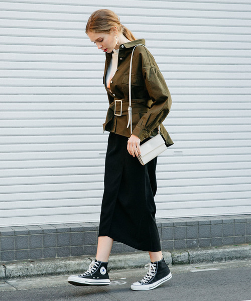 YAHKI（ヤーキ）の「【YAHKI(ヤーキ)】《STUDIOUS別注》お財布ショルダーミニバッグ YH-246（ショルダーバッグ・レディース・ブラック/ベージュ・FREE）」の18枚目の写真