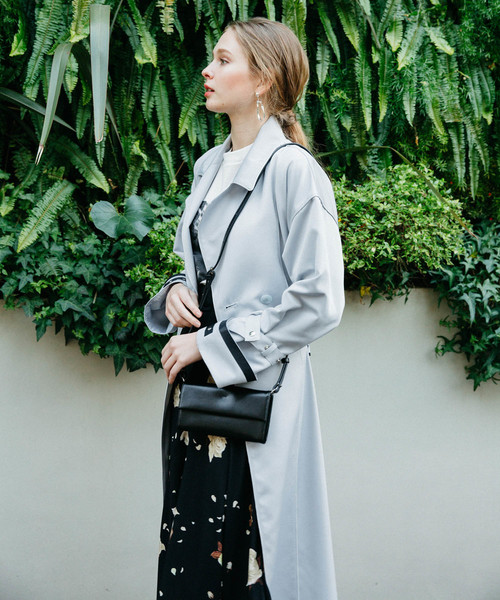 YAHKI（ヤーキ）の「【YAHKI(ヤーキ)】《STUDIOUS別注》お財布ショルダーミニバッグ YH-246（ショルダーバッグ・レディース・ブラック/ベージュ・FREE）」の17枚目の写真