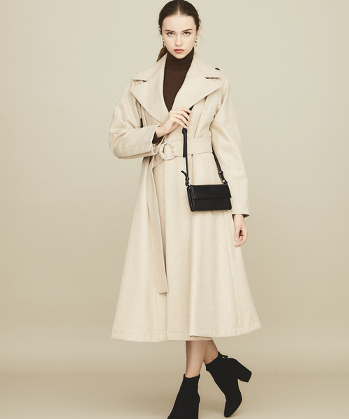 YAHKI（ヤーキ）の「【YAHKI(ヤーキ)】《STUDIOUS別注》お財布ショルダーミニバッグ YH-246（ショルダーバッグ・レディース・ブラック/ベージュ・FREE）」の12枚目の写真