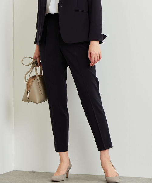 green label relaxing（グリーンレーベルリラクシング）の「[手洗い可能/パウダリードレープ]◆D テーパード パンツ NV/BK ◆（その他パンツ・レディース・ブラック/ネイビー・34/36/38/42/44/40/46）」の17枚目の写真