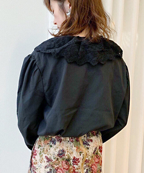 apres jour(アプレジュール)の「コットンレース襟コンシャス【ZOZOTOWN限定アイテム】NEW(シャツ/ブラウス・レディース・オフホワイト/ブラック・フリー)」の12枚目の写真