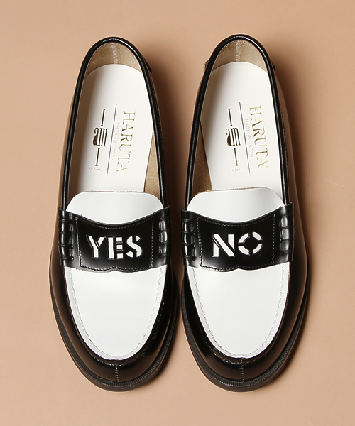 I am I （アイアムアイ）の「HARUTA×IamI　YES NOローファー（その他シューズ・レディース・ブラック×ホワイト/ブラウン/ブラック・22.5cm/24.5cm/23.5cm）」の3枚目の写真