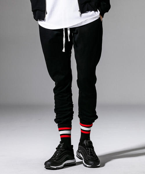 NUMBER (N)INE DENIM(ナンバーナインデニム)の「NUMBER (N)INE DENIM(ナンバーナインデニム)サイドロゴラインジョガーパンツ(スウェットパンツ・メンズ・ブラック/グレー・SMALL/MEDIUM/LARGE/X-LARGE)」の2枚目の写真