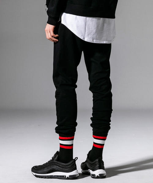 NUMBER (N)INE DENIM(ナンバーナインデニム)の「NUMBER (N)INE DENIM(ナンバーナインデニム)サイドロゴラインジョガーパンツ(スウェットパンツ・メンズ・ブラック/グレー・SMALL/MEDIUM/LARGE/X-LARGE)」の10枚目の写真