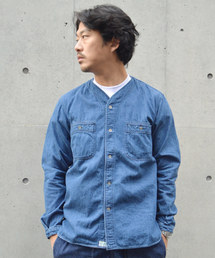 orSlow | orSlow/オアスロウ NO COLLAR DENIM SHIRT(シャツ/ブラウス)