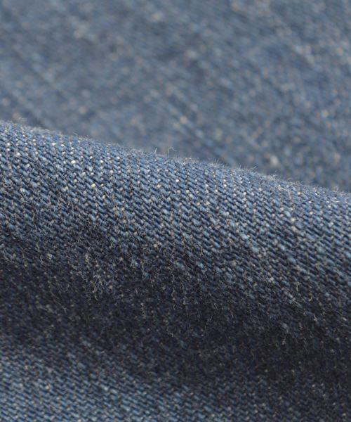 orSlow（オアスロウ）の「orSlow/オアスロウ NO COLLAR DENIM SHIRT（シャツ/ブラウス・メンズ・ブルー・2/4/3）」の3枚目の写真