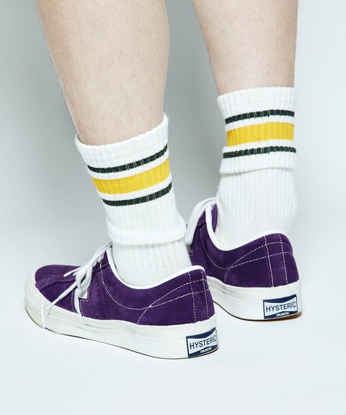 HYSTERIC GLAMOUR（ヒステリックグラマー）の「CLASSIC ローカットスニーカー（スニーカー・メンズ・イエロー/パープル/ホワイト/ブラック・28cm/26cm/27cm）」の5枚目の写真